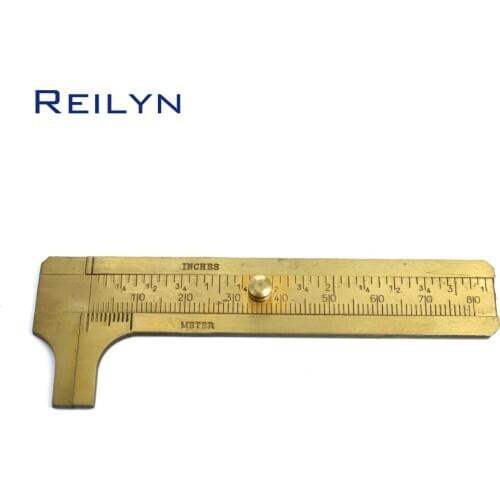 Copper caliper 1pc small caliper mini hand measurement gauge 0-60mm 0-80mm copper measurement gauge