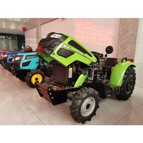 Micro Garden Machine 2021 New Multifunction Four Wheels Greenhouse Farm Mini Tractors