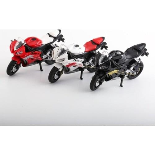 1/18 Diecast Vehicles Simulation Yamaha 11.3cm Motorcycle Model Car Cake Toy Decoration Collection Ornaments Gifts for Children