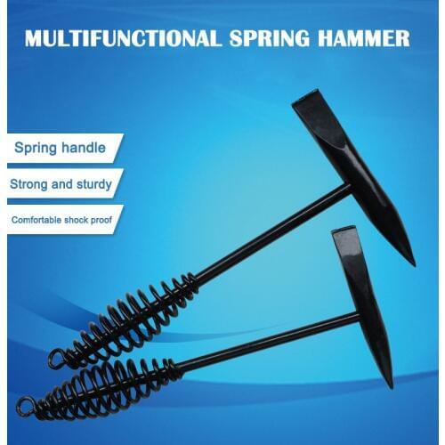Spring Handle Chipping Hammer Welding Slag Remover Carbon Steel Tool Cleaning PAK55