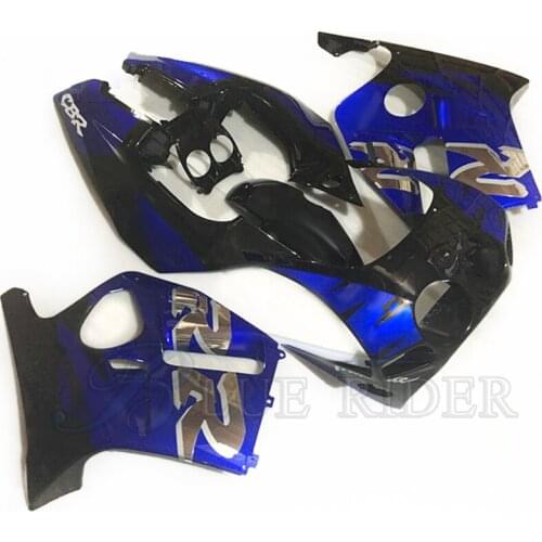 Motorcycle ABS Plastic Fairing Kits For HONDA CBR900RR 919 98 99 CBR919RR 1998 1999 BLUE RIDER bodyworks blue black