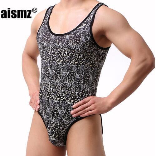 Aismz male belly slimming underwear leopard corset body shaper men erkek korse mens underwear clothing bodysuit men camiseta