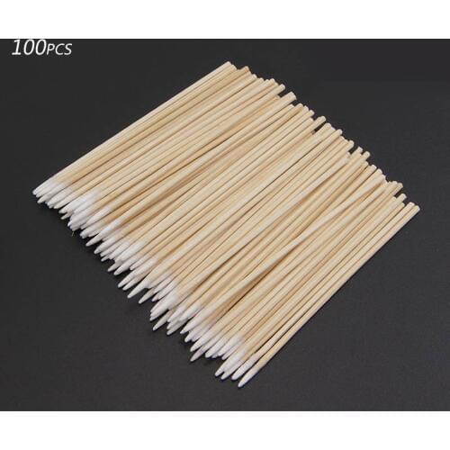 Newest 100pcs iPhone Samsung Huawei mobile phone charging port cleaning Headphone hole cleaning fine cotton swab