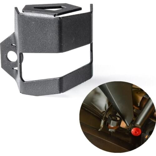 New Rear Brake Fluid Reservoir Guard Cover Aluminum Motorcycle Accessories For Ducati Scrambler 800 1000 1100