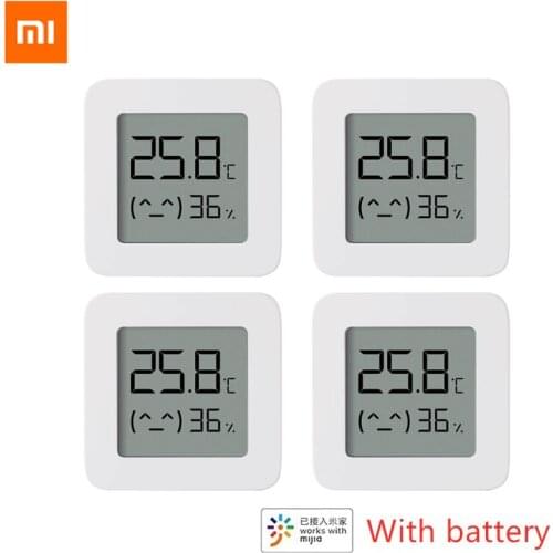 New XIAOMI Mijia Bluetooth-compatible Thermometer 2 Wireless Smart Electric Digital Hygrometer Work with Mi APP Humidity Sensor
