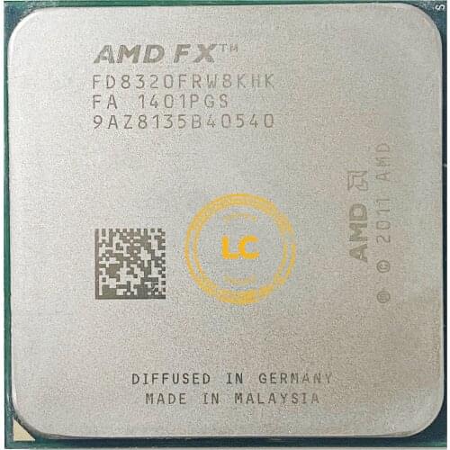 AMD FX-Series FX8320 FX 8320 3.5 GHz Eight-Core CPU Processor FD8320FRW8KHK Socket AM3