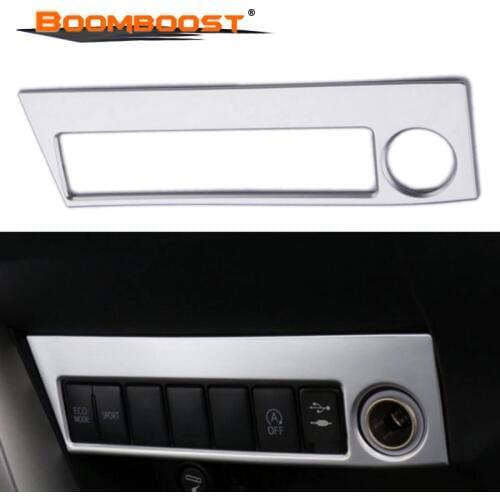 Interior Decoration Frame For Toyota RAV4 2013 2014 2015 2016 Cigarette Lighter Button Switch Panel Molding Cover Kit Trim