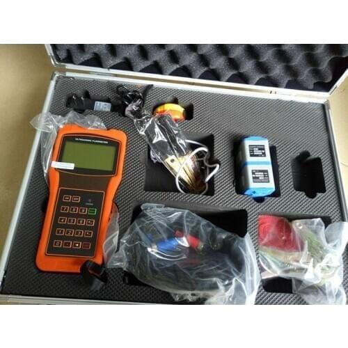TUF-2000H Handheld Digital Ultrasonic Flowmeter Flow Meter + Standard sensor HIGH QUALITY