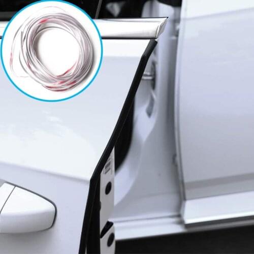 Universal 5-meter car door edge protection rubber seal for Mitsubishi ASX Outlander Lancer Evolution Pajero Eclipse Grandis