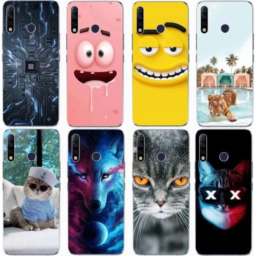 Back Soft Silicone Phone Covers for TECNO Camon 12 Mobile Phone Cases for TECNO Spark 4 for Camon 12 air Bags