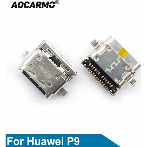 Aocarmo For Huawei P9 USB Charger Charging Port Dock Connector Replacement Part