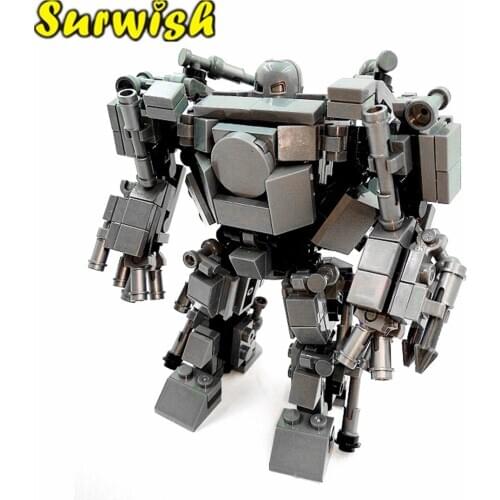 260Pcs/set MOC Mini Mecha Warfare Mecha Model Small Particle Building Blocks Educational Toy for kids gift - Iron Overlord