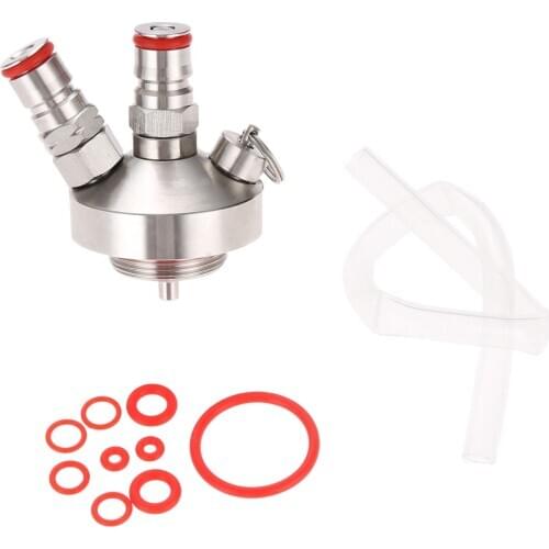 304 Stainless Steel Mini Keg Tap Dispenser with 12'' beer hose for Mini Craft Beer Keg Growler Homebrew Spear