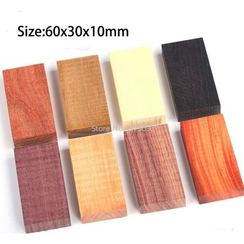 60x30x10mm DIY Handmade wood material 15 kinds Wood material For DIY Wooden pendant / DIY Wooden handicraft material