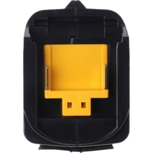 JABS Usb Power Charging Adapter Converter For Makita Adp05 Bl1815 Bl1830 Bl1840 Bl1850 1415 14.4-18V Li-Ion Battery Black