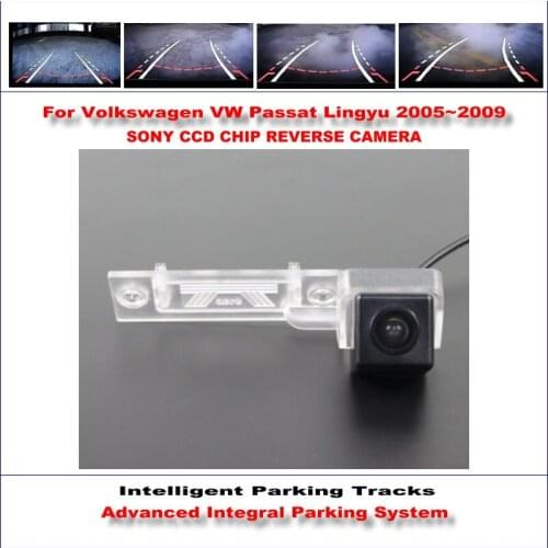 Car Rear Reverse Camera For VW Passat Lingyu 2005-2009 Intelligent Parking Tracks Back CAM