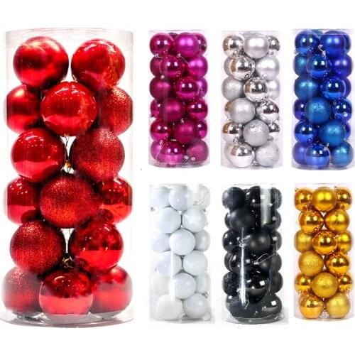 BOUSSAC Plastic Christmas Balls