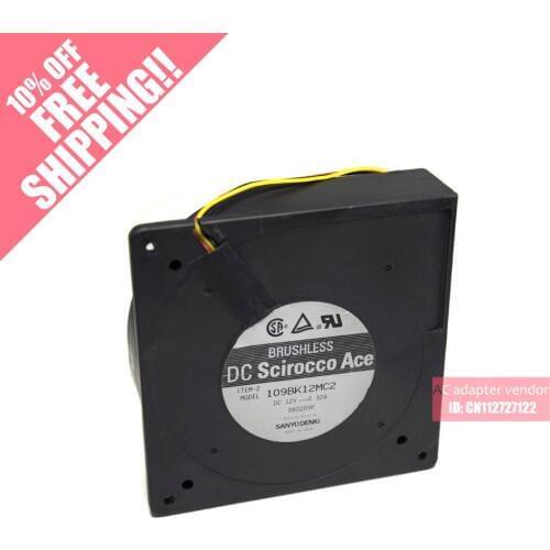FOR Sanyo 12032 12V 0.32 109BK12MC2 centrifugal blower fan ventilation fan