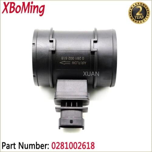 Mass Air Flow Meter MAF Sensor 0281002618 For Saab 9-3 9-5 Suzuki Lancia Alfa Romeo Chevrolet Fiat Vauxhall Opel Astra 55350048