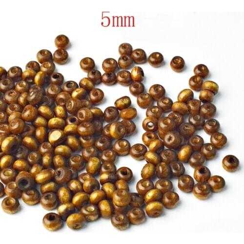 FLTMRH DIY 200pcs Mixed Color Wooden Spacer Beads For Jewelry Making DIY Bracelet Pick Color