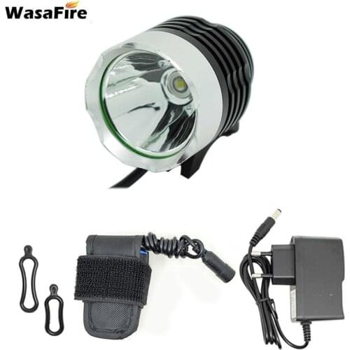 WasaFire Super Bright 1800lm XML-T6 LED Bicycle Lights Bike Headlamp Lanterna Alloy Body Flashlight for Cycling 8400mAh Battery