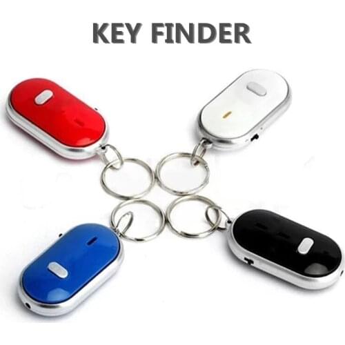 Anti-Lost LED Smart Key Finder Sound Control Alarm Anti lost Tag Child Bag Pet Locator Find Keys Keychain Tracker Sound Control