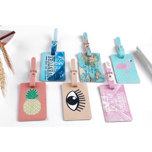 Flamingo Map Luggage Tags Travel Accessories for Travel Travel Luggage Cover Travel Bag