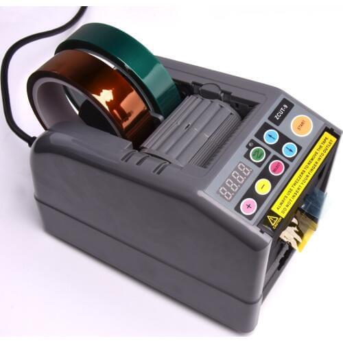 KNOKOO 110V/220V EU/US PLUG ZCUT-9 Automatic Tape Dispenser Electric Tape Cutting Machine 6-60mm width 5-999mm length