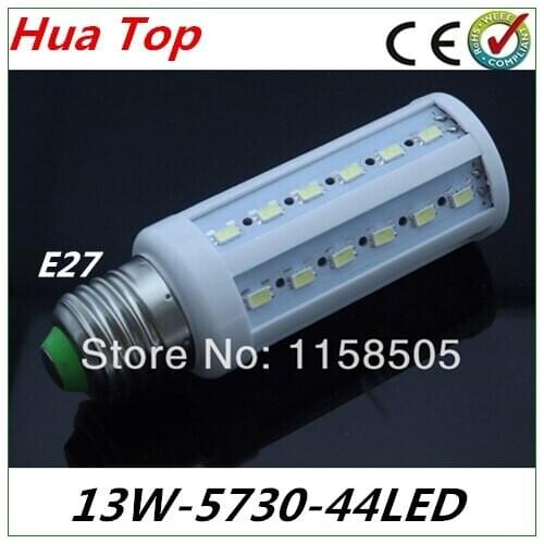 Lampada New 110v 220v 13W SMD 5730 E27 LED bulb 44 LED night light E27 5630 LED lamp light free shipping warranty 3 years 2Pcs