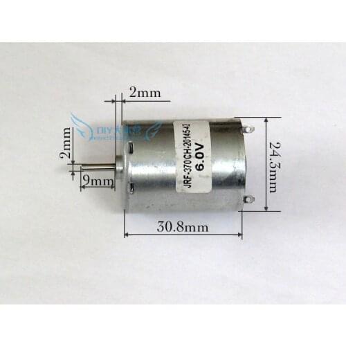RF-370 small DC motor 6V 9V 10800rpm Vibrate massager motor air pump motor