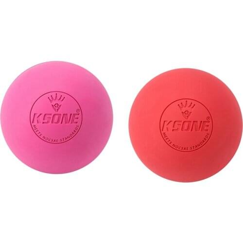 KSONE 2Pcs Massage Ball 6.3cm Fascia Lacrosse Ball Yoga Muscle Relaxation Pain Relief Portable Physiotherapy Ball,7 & 2