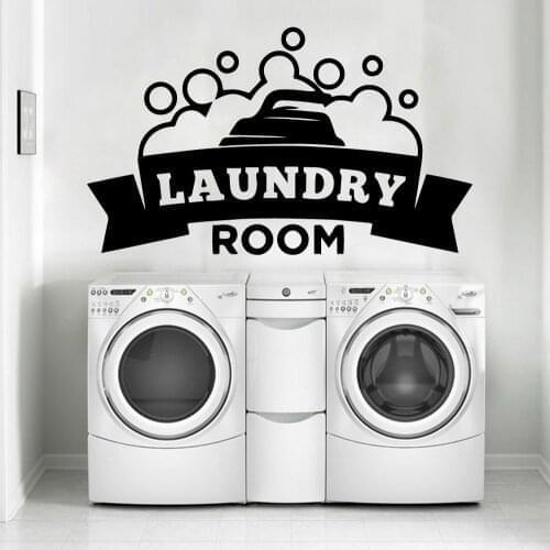 Cartoon laundry room Home Decor Wall Stickers Kids Room Nature Decor Decoration Accessories