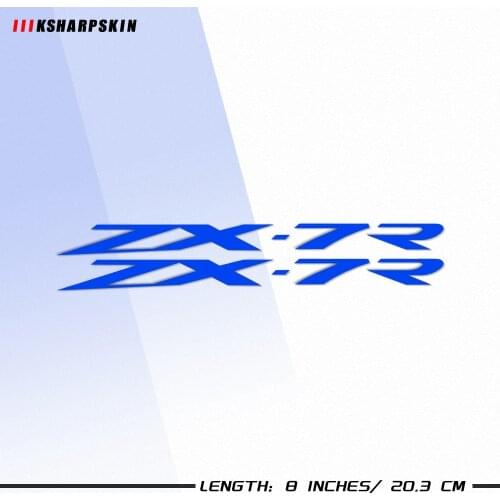 Stickers Motorcycle bicycle fuel tank sticker wheel helmet MOTO waterproof reflective logo decal For KAWASAKI ZX-7R ZX7R zx 7r