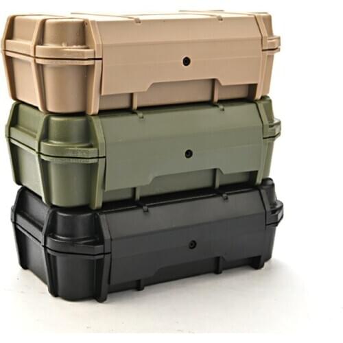 Outdoor Camping Hiking Container Double Layer Plastic Waterproof Airtight Survival Case Storage Box