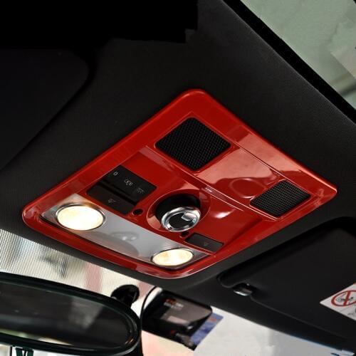 For Volkswagen Beetle 2013 2014 2015 2016 2017 2018 2019 Front Reading Light Lamp Panel Cover Sticker Moulding Trim