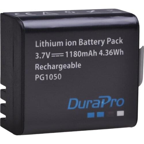 PG1050 1180mAh Rechargeable Li-ion Battery akku for SJCAM SJ4000 SJ5000 SJ6000 SJ8000 EKEN 4K H8 H9 GIT-LB101 GIT PG900 105