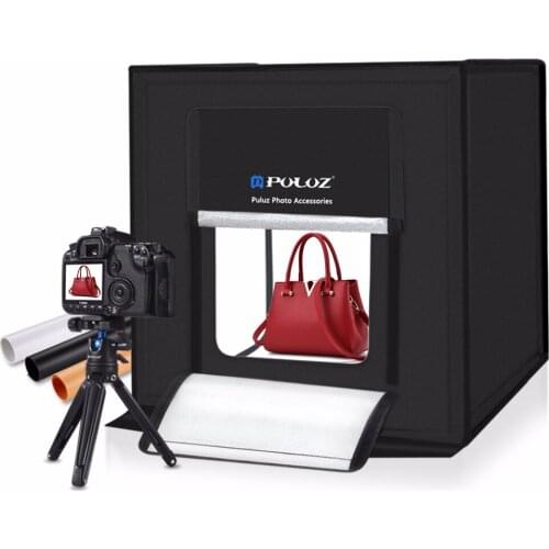 60W 110-220V 60*60*cm 24 inch portable mini photo studio box softbox White Light Photo Lighting Studio Shooting Tent Box Kit US