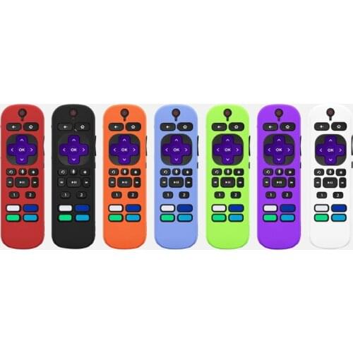 Portable Protective Sleeve Compatible with Roku Voice Remote Pro Silicone Case
