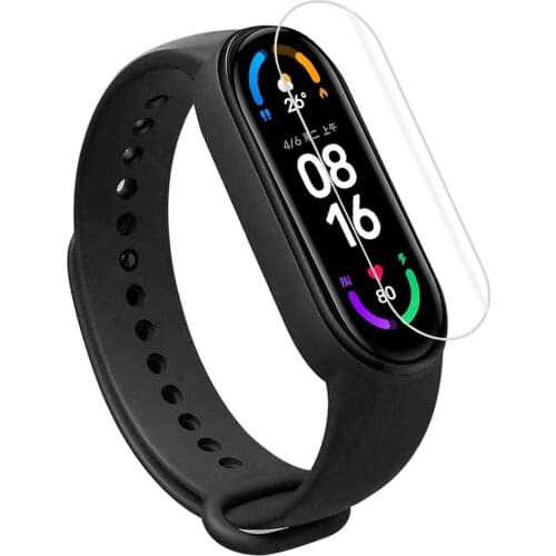 Clear PC HD Watch Protective Film For Xiaomi Mi Band 6 LCD TPU Full Cover Screen Protector For Xiaomi Watch Smart Accessories