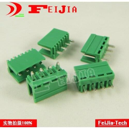 Free shipping(50pcs/lot) HT3.96-4P Straight Pin Screw Terminal Block Connector 3.96mm Pitch 4 Pins Socket