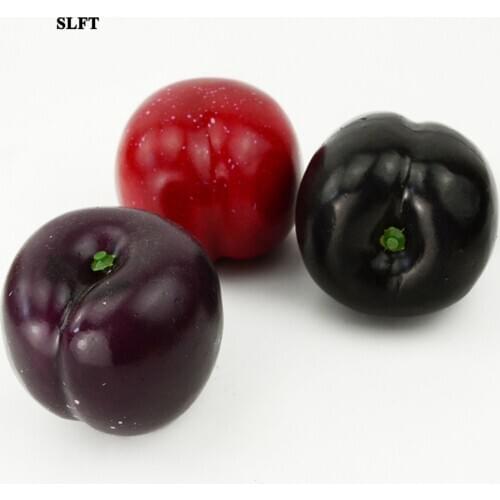 Festive Party props home Shop Store decoration fruit black purple red currant faux Fake Fruit Artificial Simulation plum model