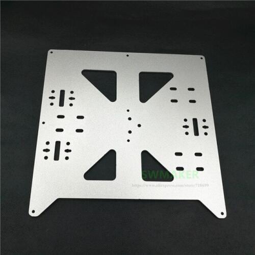 Reprap Prusa i3/Anycubic MEGA i3 anodized Aluminium alloy heated bed support Y carriage tray 3D printer parts