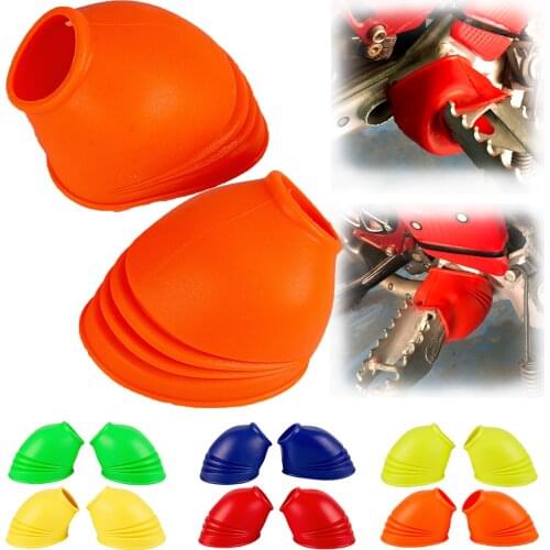 Rubber Foot Peg Anti Dust motocross Footpeg Cover Guard Protector For EXC EXCF XC XCF XCW XCFW MX EGS SX SXF SXS SMR 125