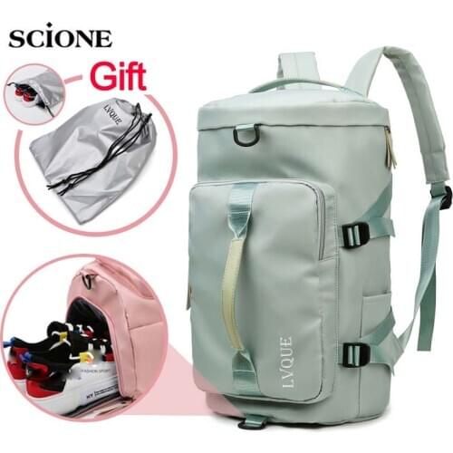 School Backpack Gym Travel Bag for Women Men Camping Outdoor SPorts Shoulder Bag With Shoes Pocket Fitness Training Bag XA221A