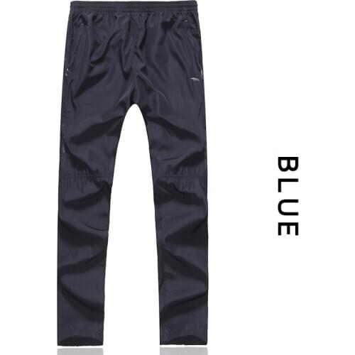 New Quick Dry Mens Active Pants Outside Plus Size 6XL Long Men Pants Active Elastic Waist Men Exercise Pants ,PA214