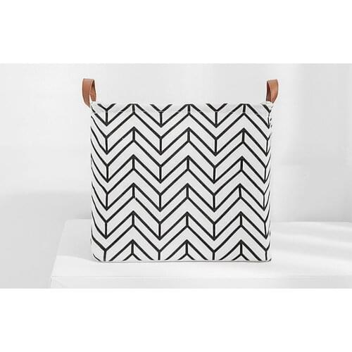 Foldable Cube Laundry Basket For Kids Toys Books Storage Baskets Clothes Organizer Sundries Storage Box Container With Handles