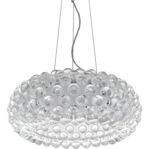 D35/50/65cm Modern Suspension Foscarini Caboche Pendant Lamp Sweat Ion acrylic ball pendant lights modern rustic light fixtures