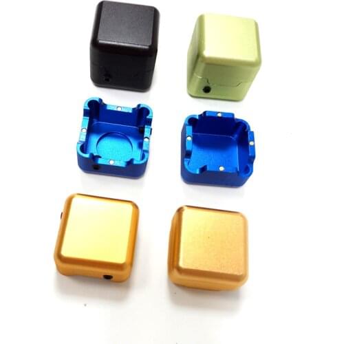 Xmlivet portable colorful Billiards Pool chalk holders with strong magnet Regular Cubic cye chalk box Billiards accessories
