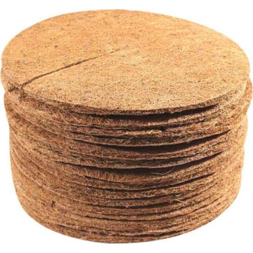 Round Tree Mat Protection Grass Coconut Fibers Mulch Gardening Tools For Indoor Or Outdoor Pad Flower Pot Shade Cushion