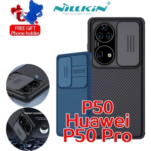 Nillkin Camera Protection Hard Phone Case Cover Casing For Huawei P50Pro P50 Matte Hard PC Case